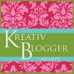 BG got the Kreativ Blogger Award, Thanks Eldy!